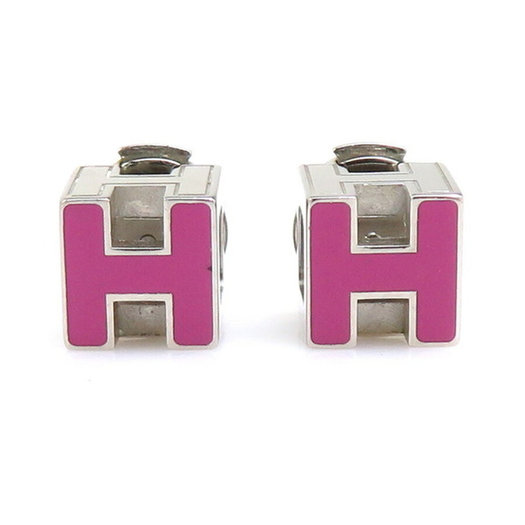 HERMES Silver Earrings - Picture 1 of 5